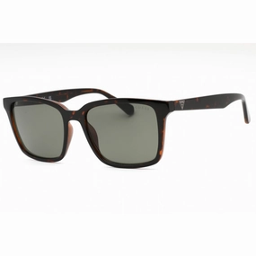 Guess Factory Men's Sunglasses - Dark Havana Plastic Rectangular Frame | GF5097 52N