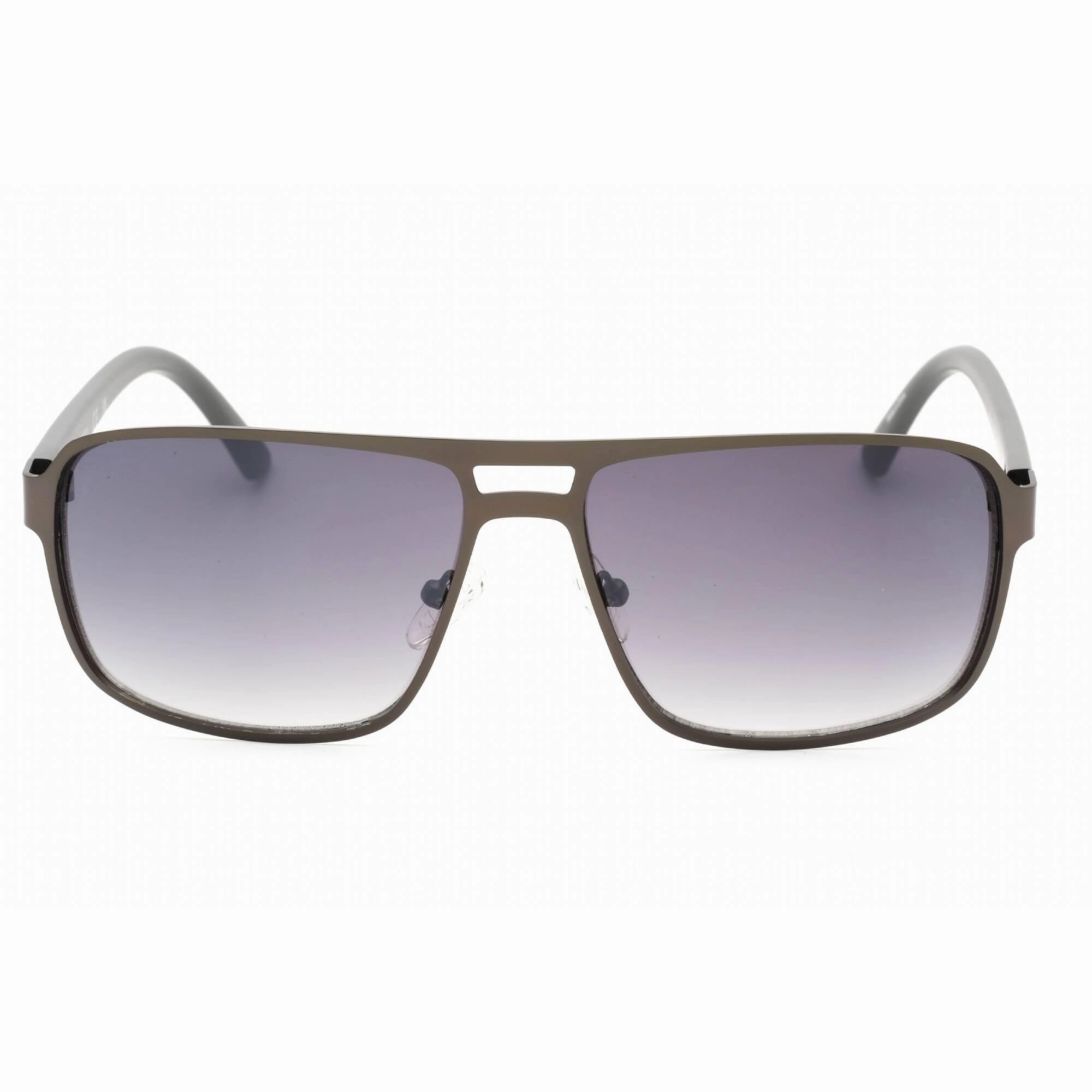 Guess Factory Men's Sunglasses - Matte Gunmetal Metal Square Shape Frame | GF0192 09B