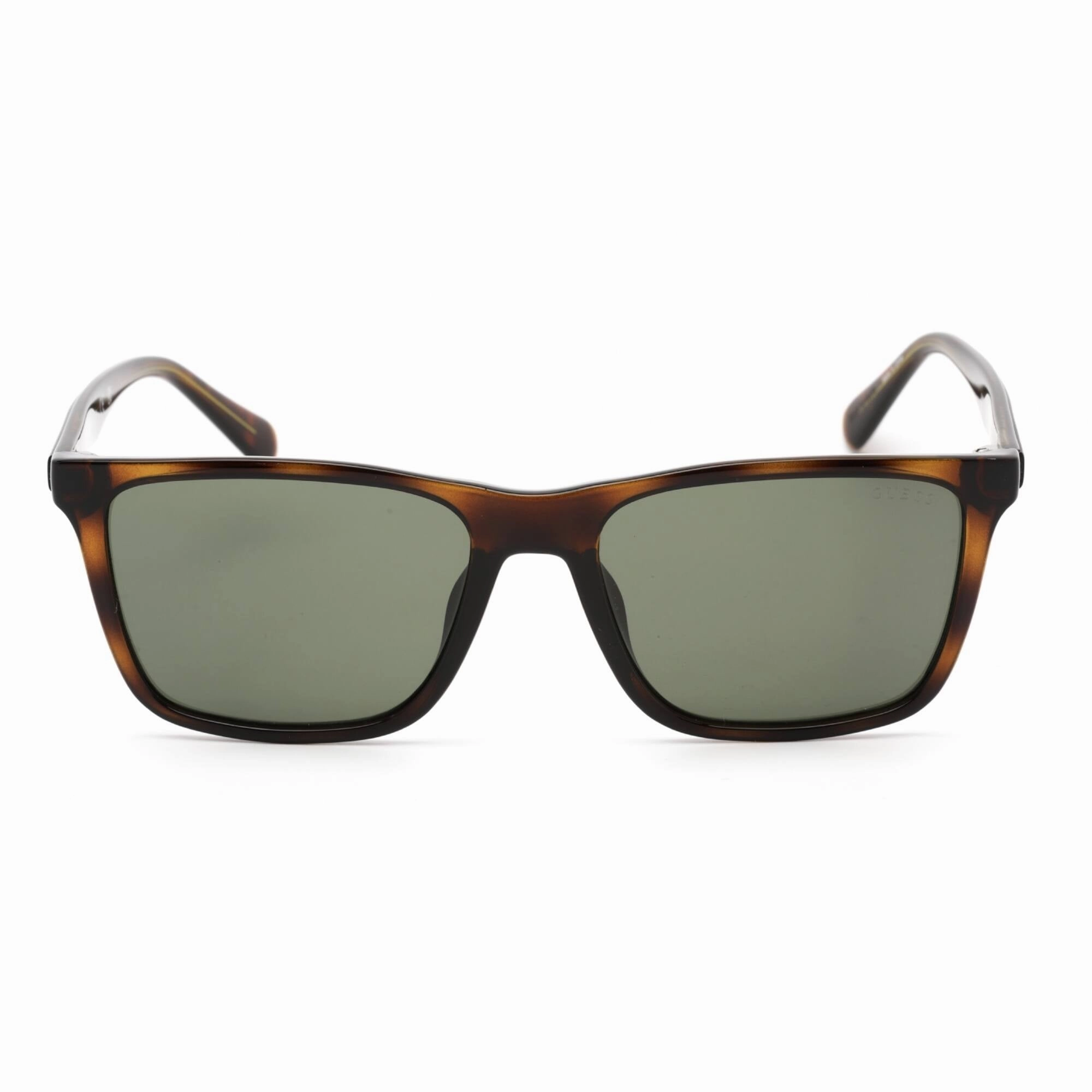 Guess Men's Sunglasses - Dark Havana Plastic Rectangular Full Rim Frame | GU6935 52N