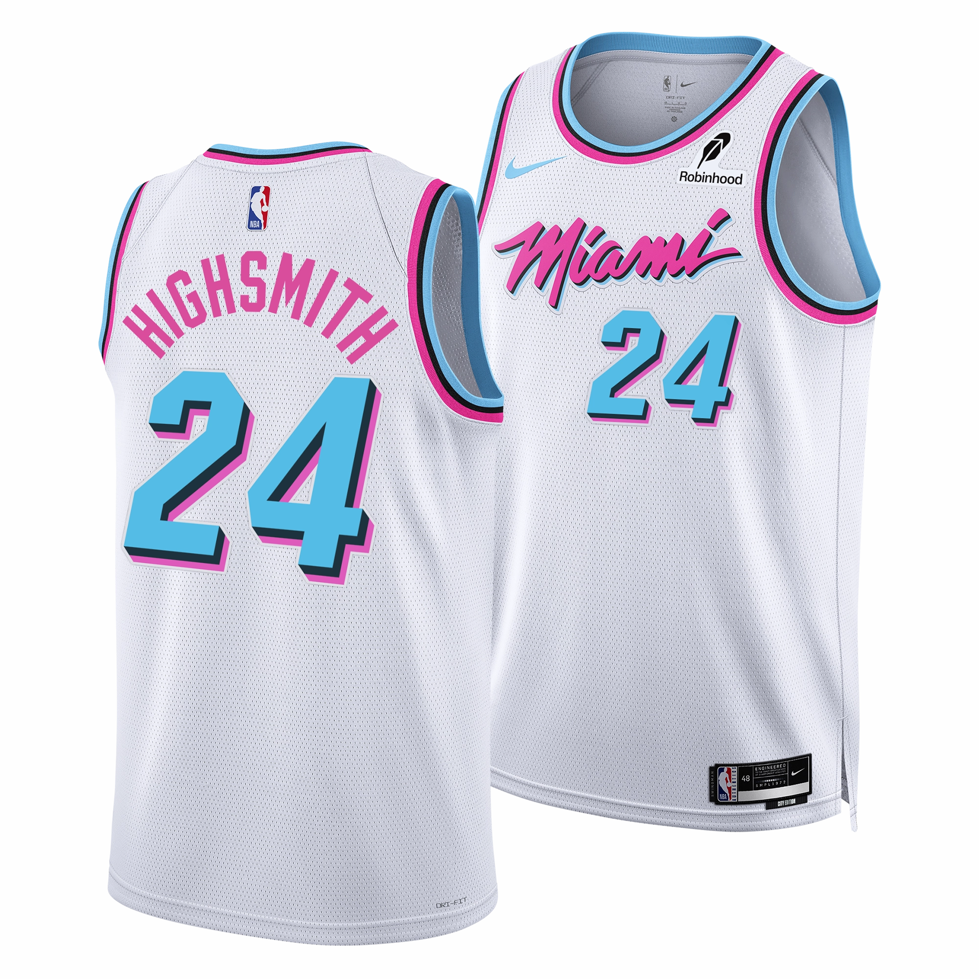 Haywood Highsmith Nike Original Vice Youth Swingman Jersey