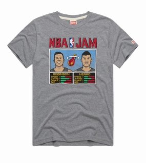 Homage Miami HEAT Mashup Duncan Robinson & Tyler Herro NBA Jam Tee