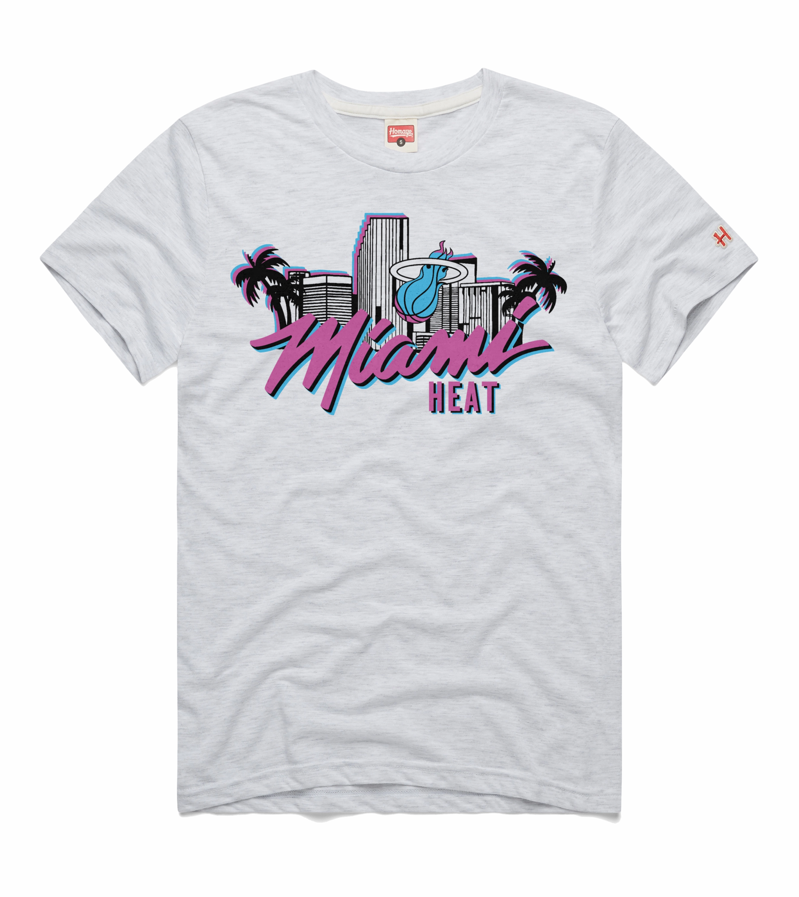 Homage Miami HEAT Original Vice Skyline Tee