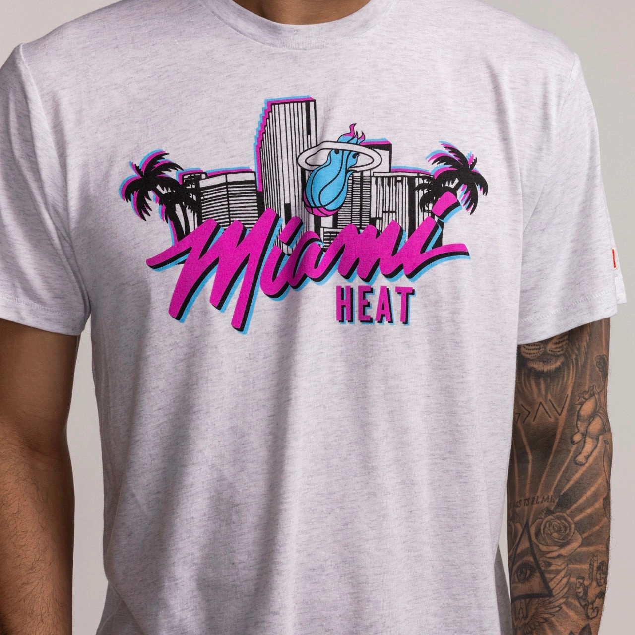 Homage Miami HEAT Original Vice Skyline Tee