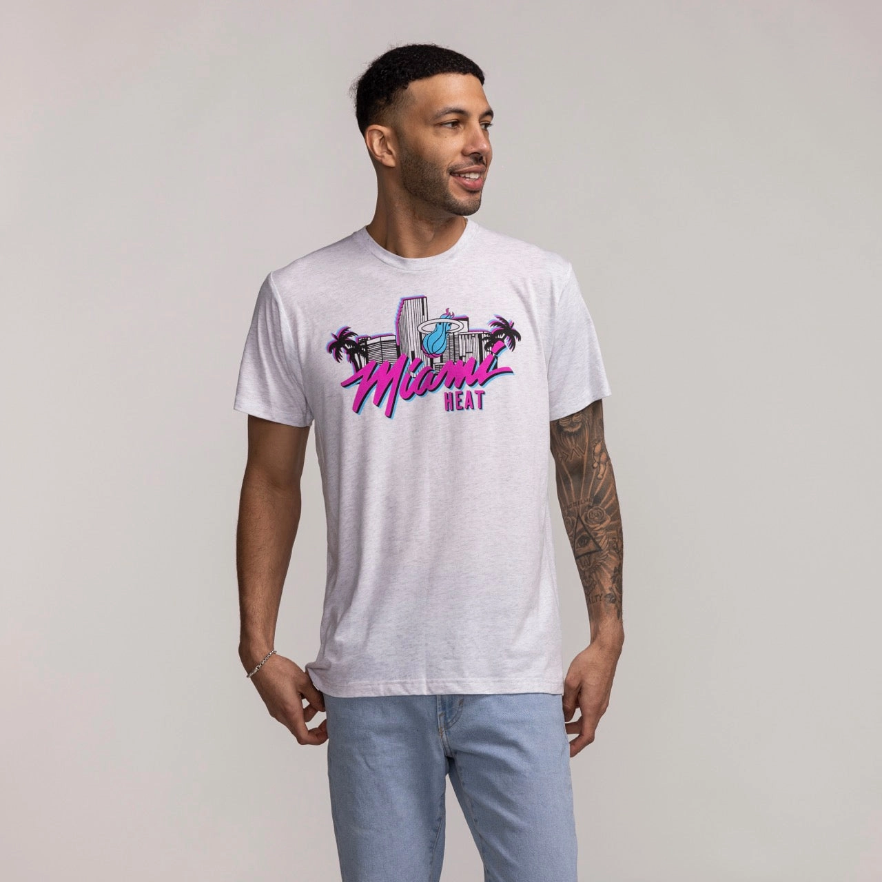 Homage Miami HEAT Original Vice Skyline Tee