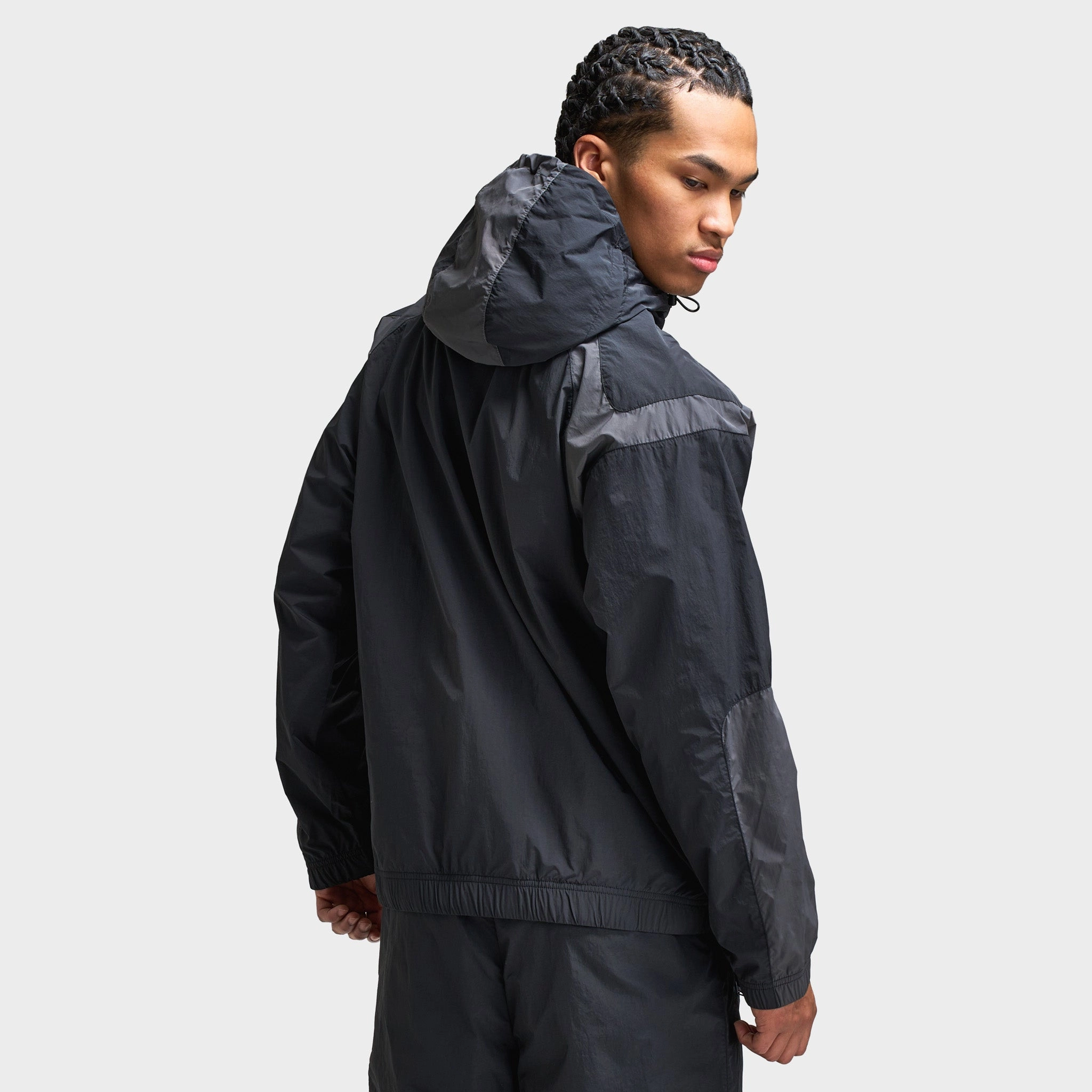 Hoodrich Galaxy Woven Jacket Black / Asphalt - White