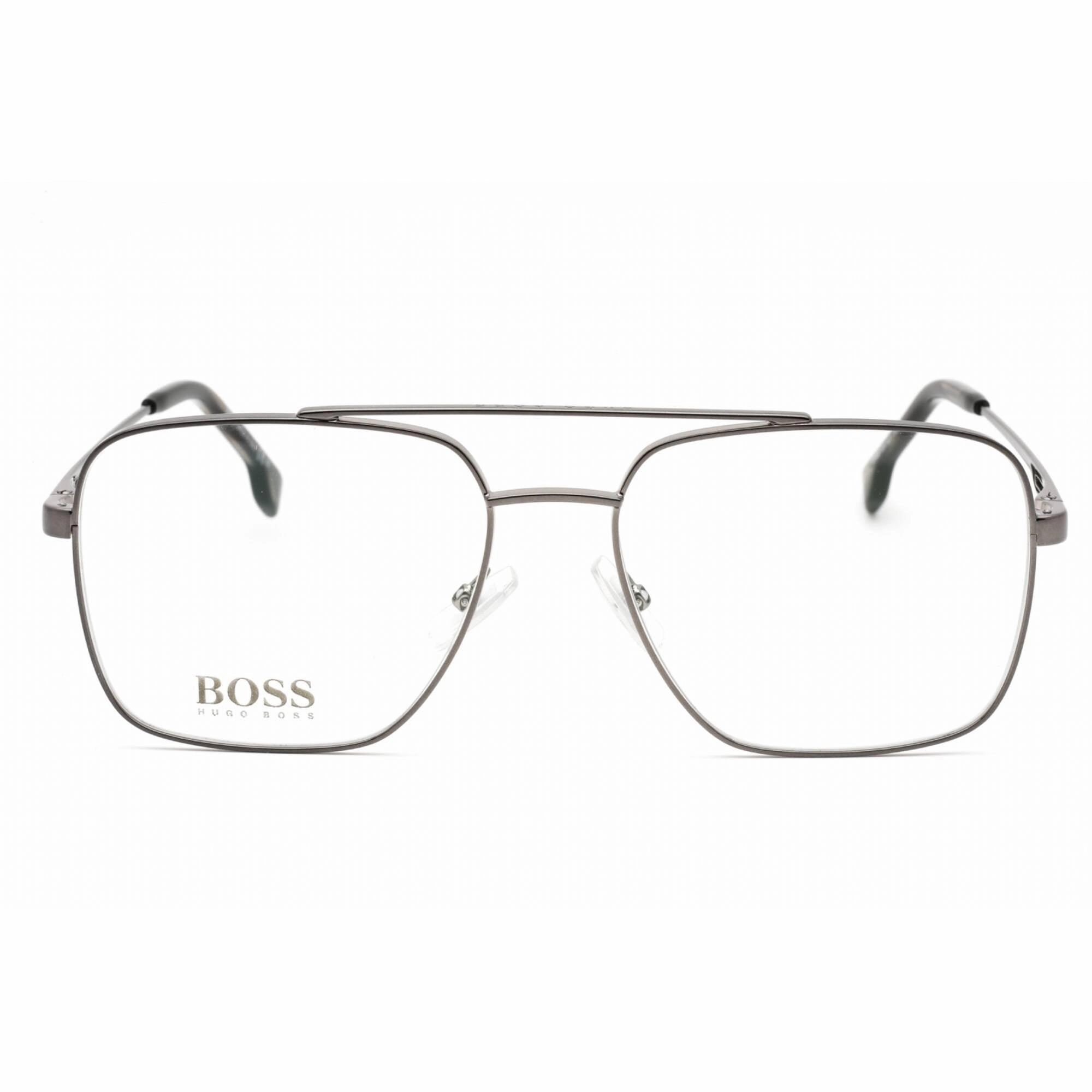 Hugo Boss Men's Eyeglasses - Dark Ruthenium Metal Aviator Frame | BOSS 1328 0KJ1 00