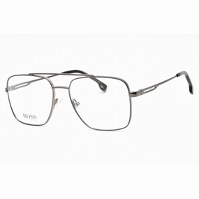 Hugo Boss Men's Eyeglasses - Dark Ruthenium Metal Aviator Frame | BOSS 1328 0KJ1 00