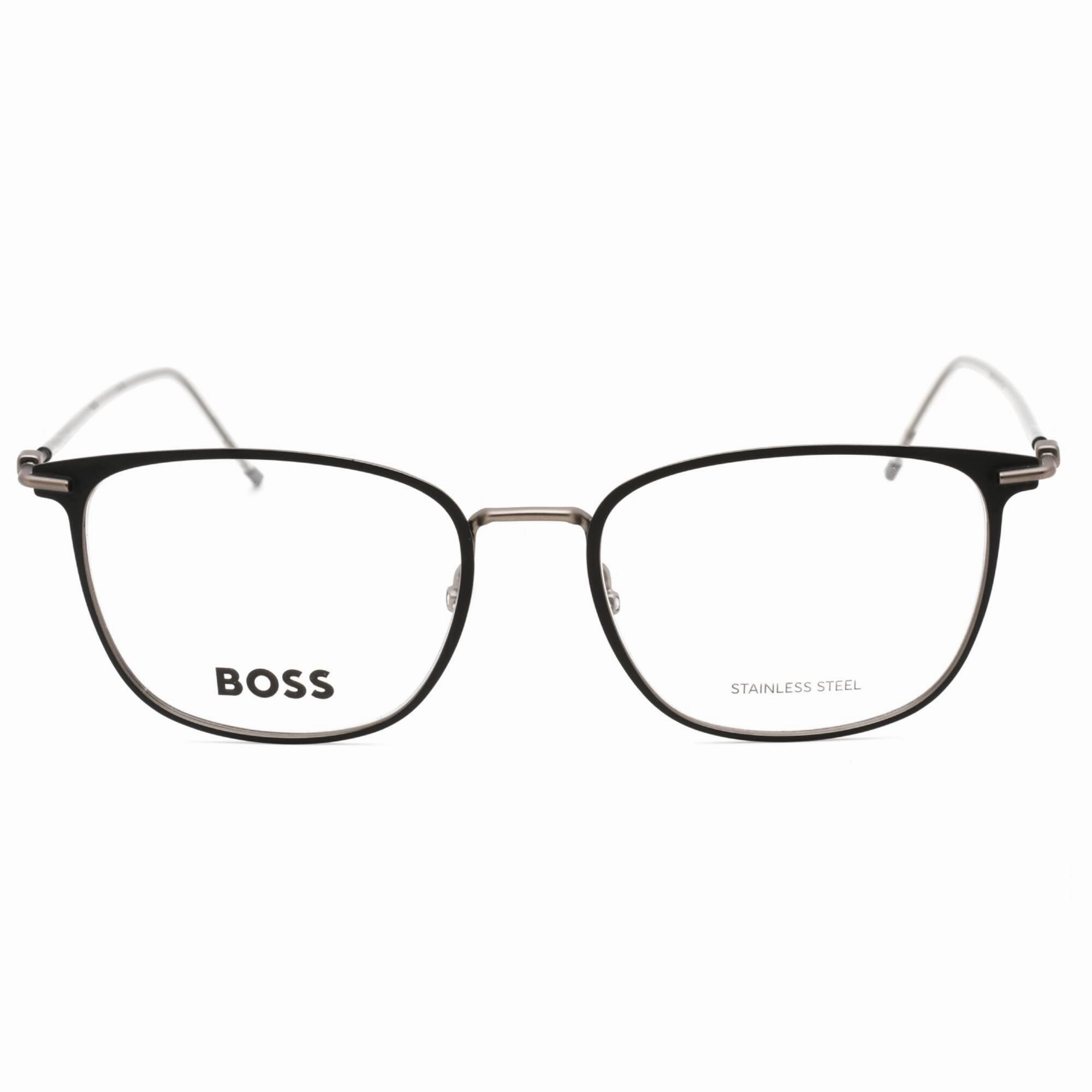 Hugo Boss Men's Eyeglasses - Matte Black Dark Ruthenium Frame | BOSS 1431 0RZZ 00