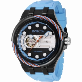 Invicta Men's Watch - Bolt Automatic Silver and Black Dial Silicone Strap | 41706