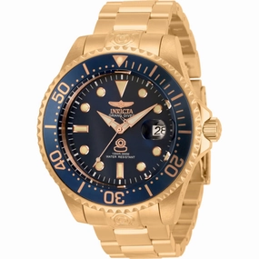 Invicta Men's Watch - Pro Diver Automatic Blue Dial Rose Gold Bracelet | 33316