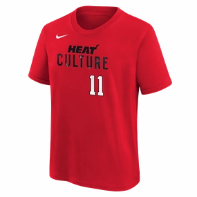 Jaime Jaquez Jr. Nike HEAT Culture: Blood Red Name & Number Youth Tee