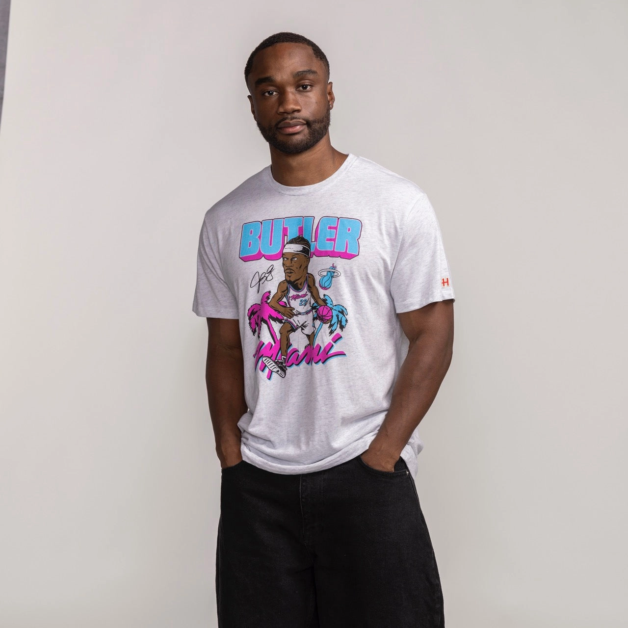 Jimmy Butler Homage Original Vice Caricature Tee