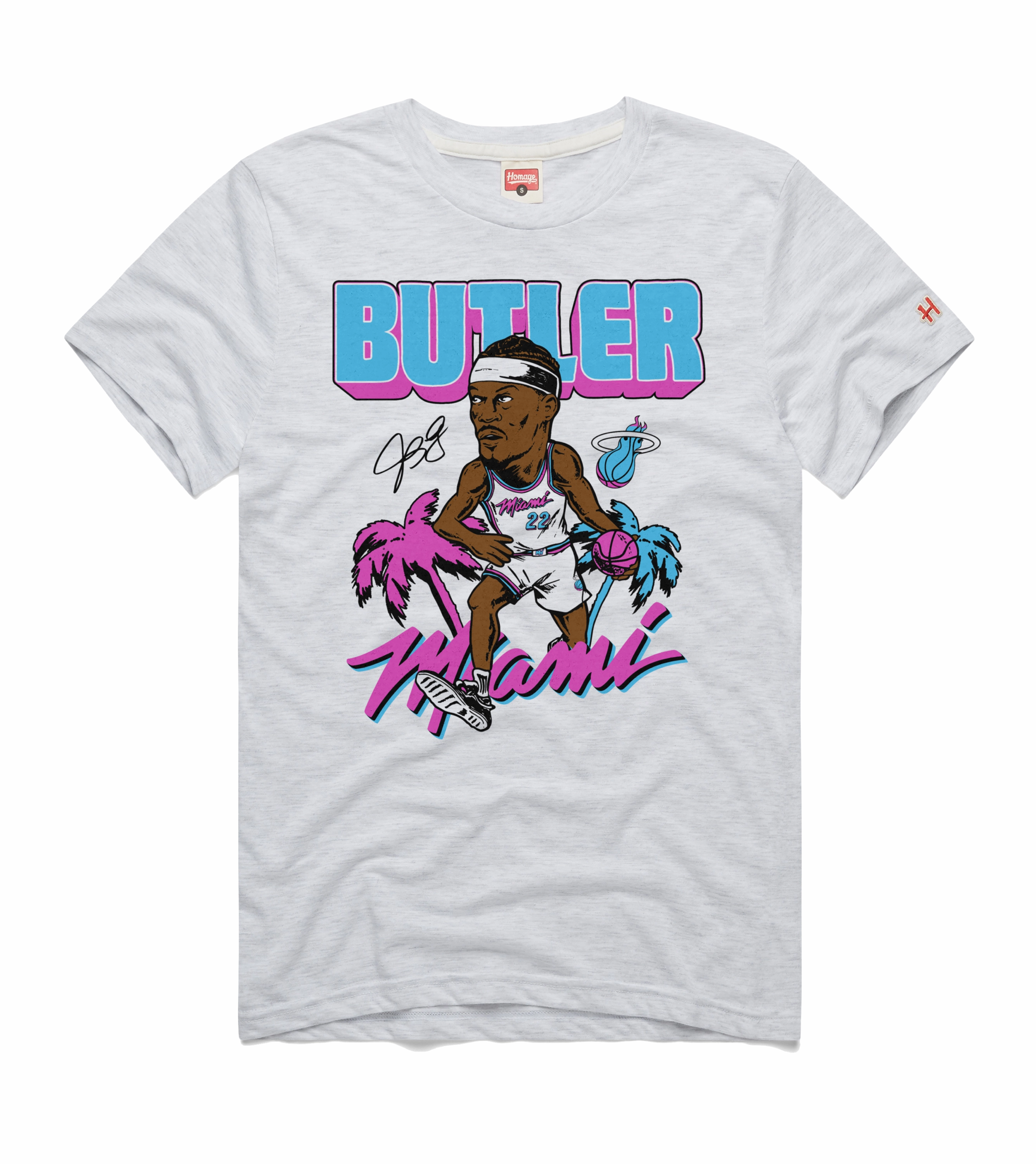 Jimmy Butler Homage Original Vice Caricature Tee