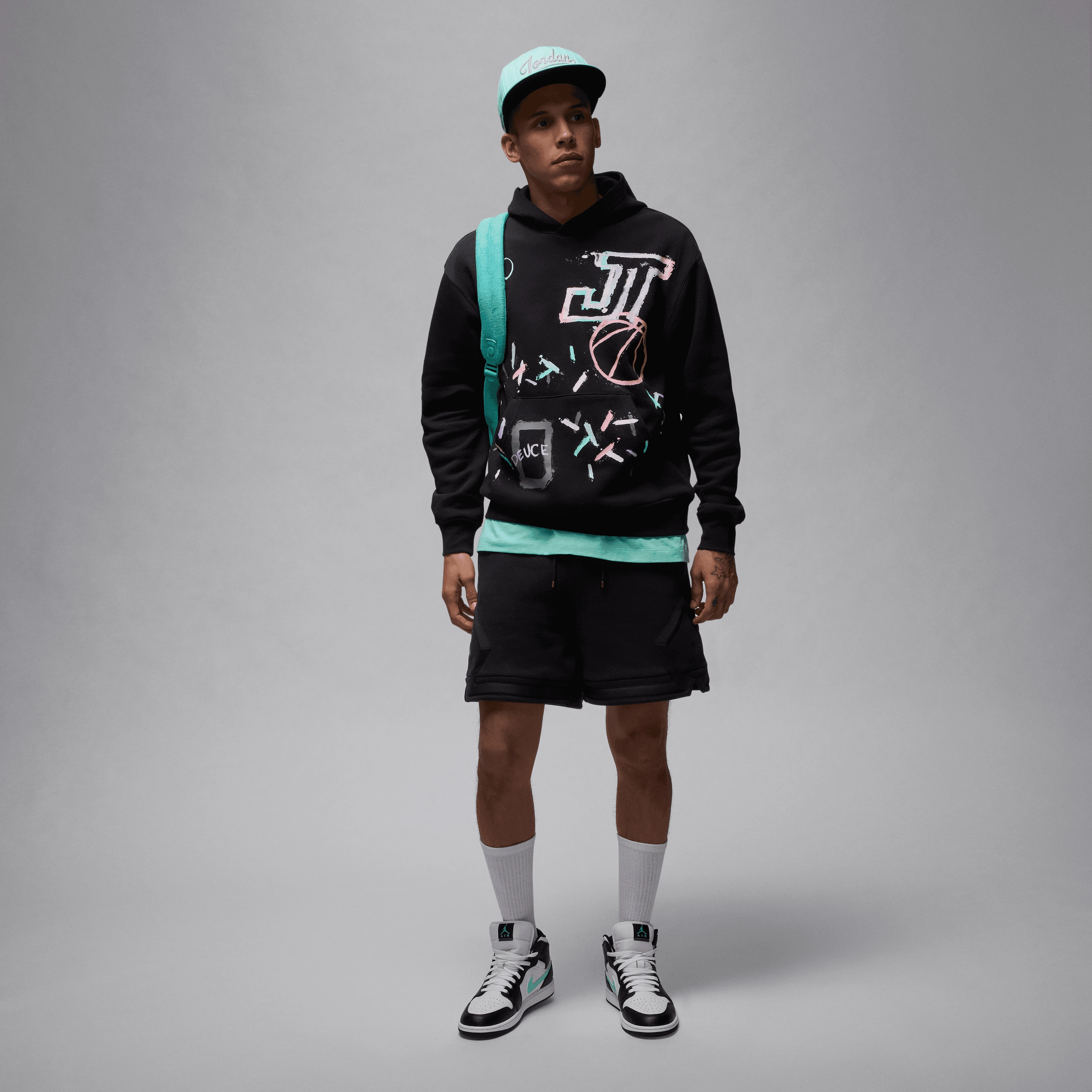 Jordan Tatum Men's Fleece Pullover Hoodie