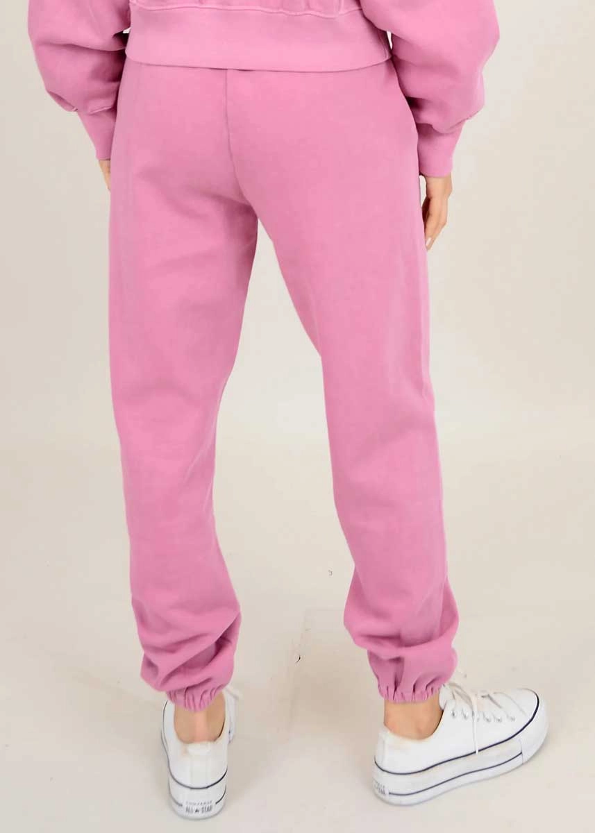 Josie Fleece Jogger - Dusty Rose