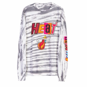 Junk Food Miami HEAT Full Court Mashup Long Sleeve Tee