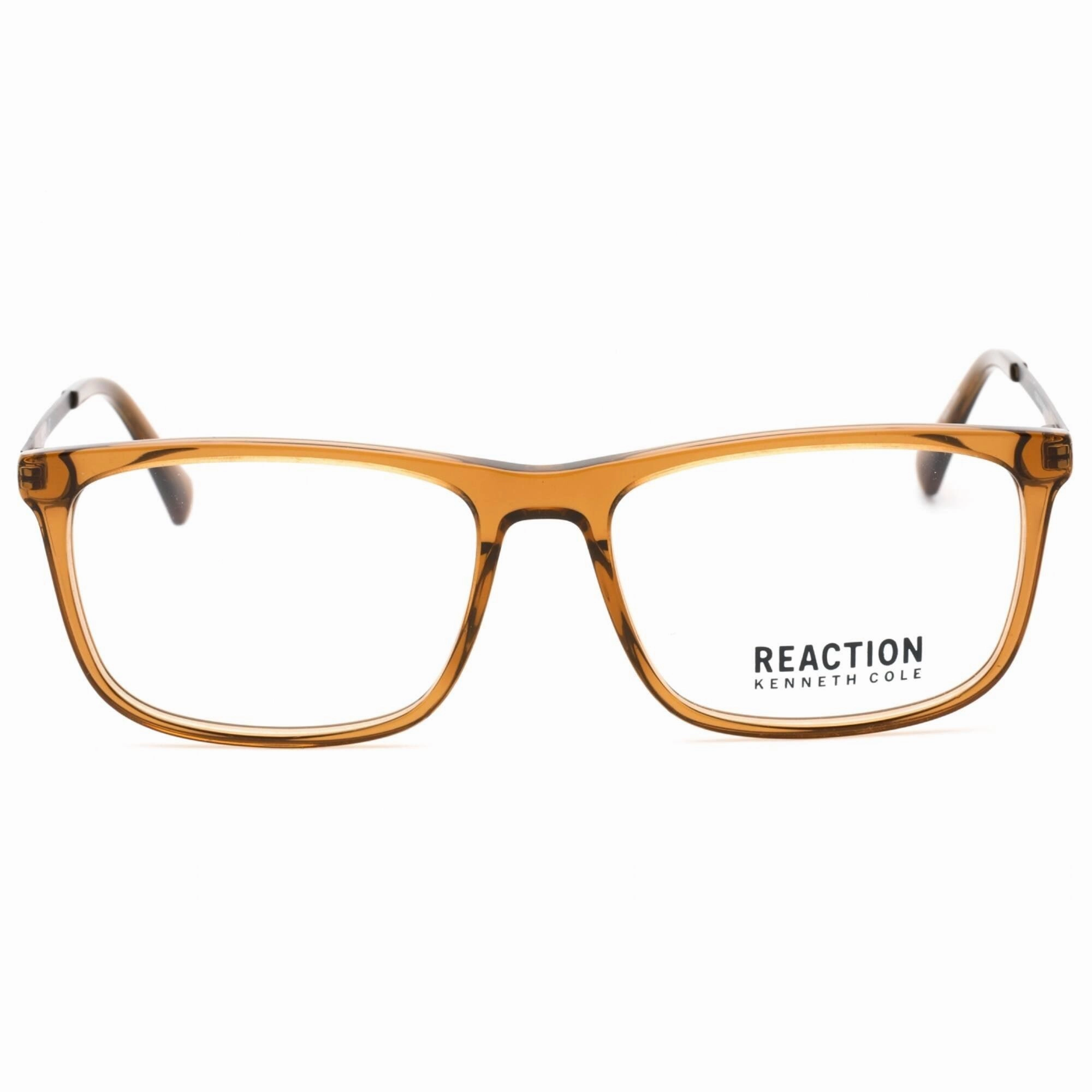 Kenneth Cole Reaction Men's Eyeglasses - Shiny Dark Brown Square Frame | KC0893 048