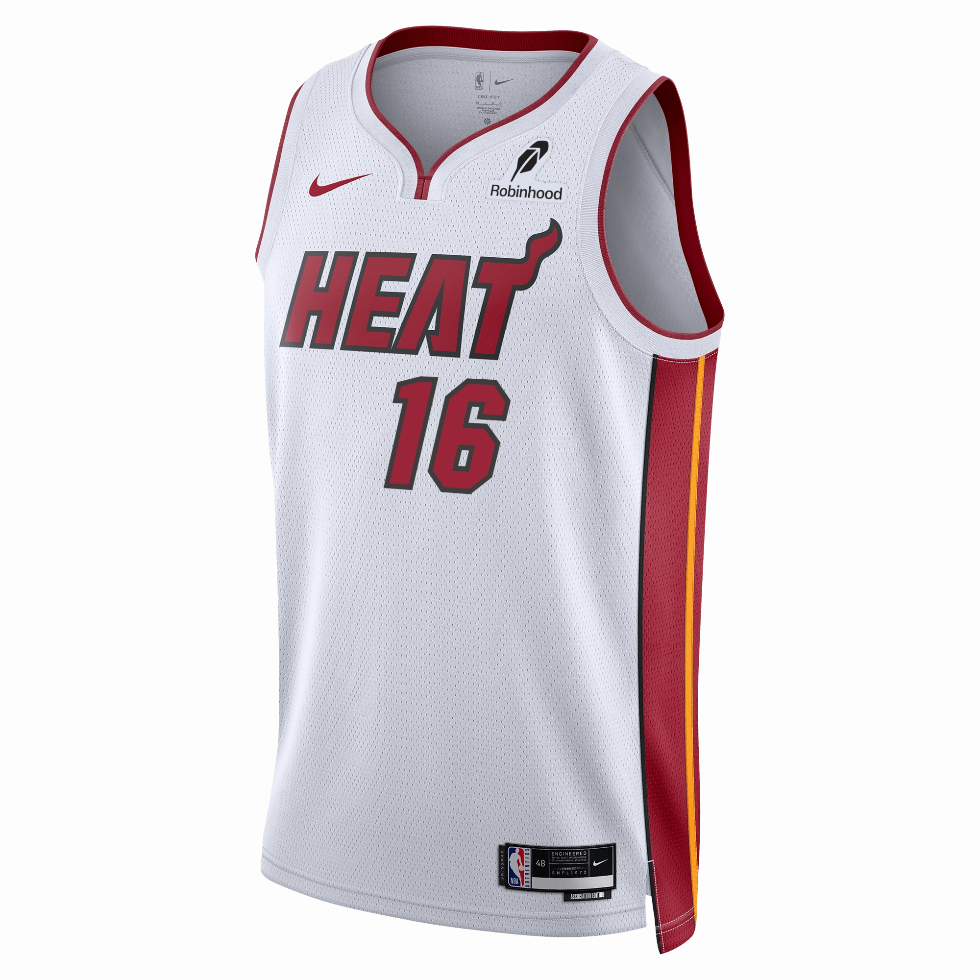 Keshad Johnson Nike Miami HEAT Association White Youth Swingman Jersey