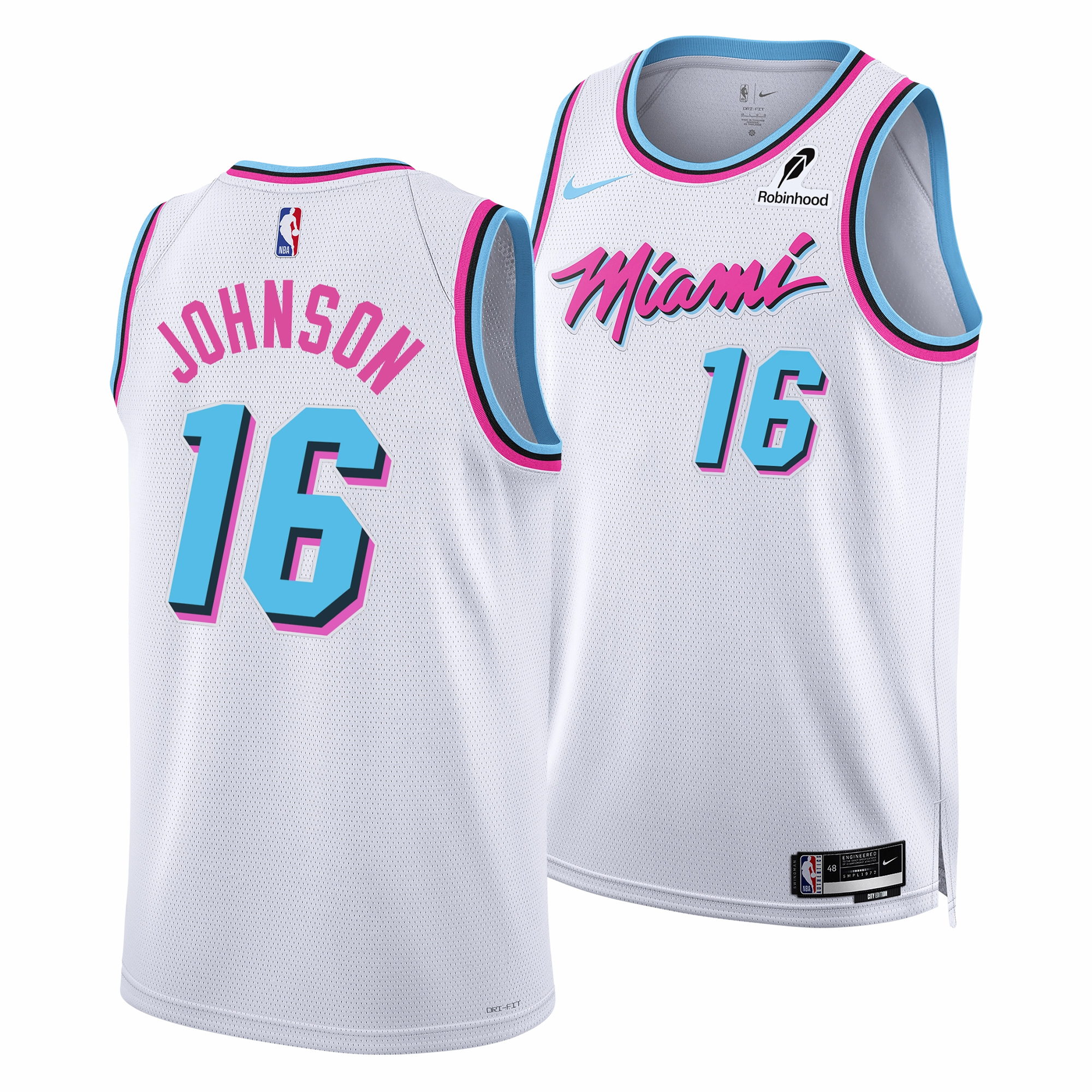 Keshad Johnson Nike Original Vice Youth Swingman Jersey