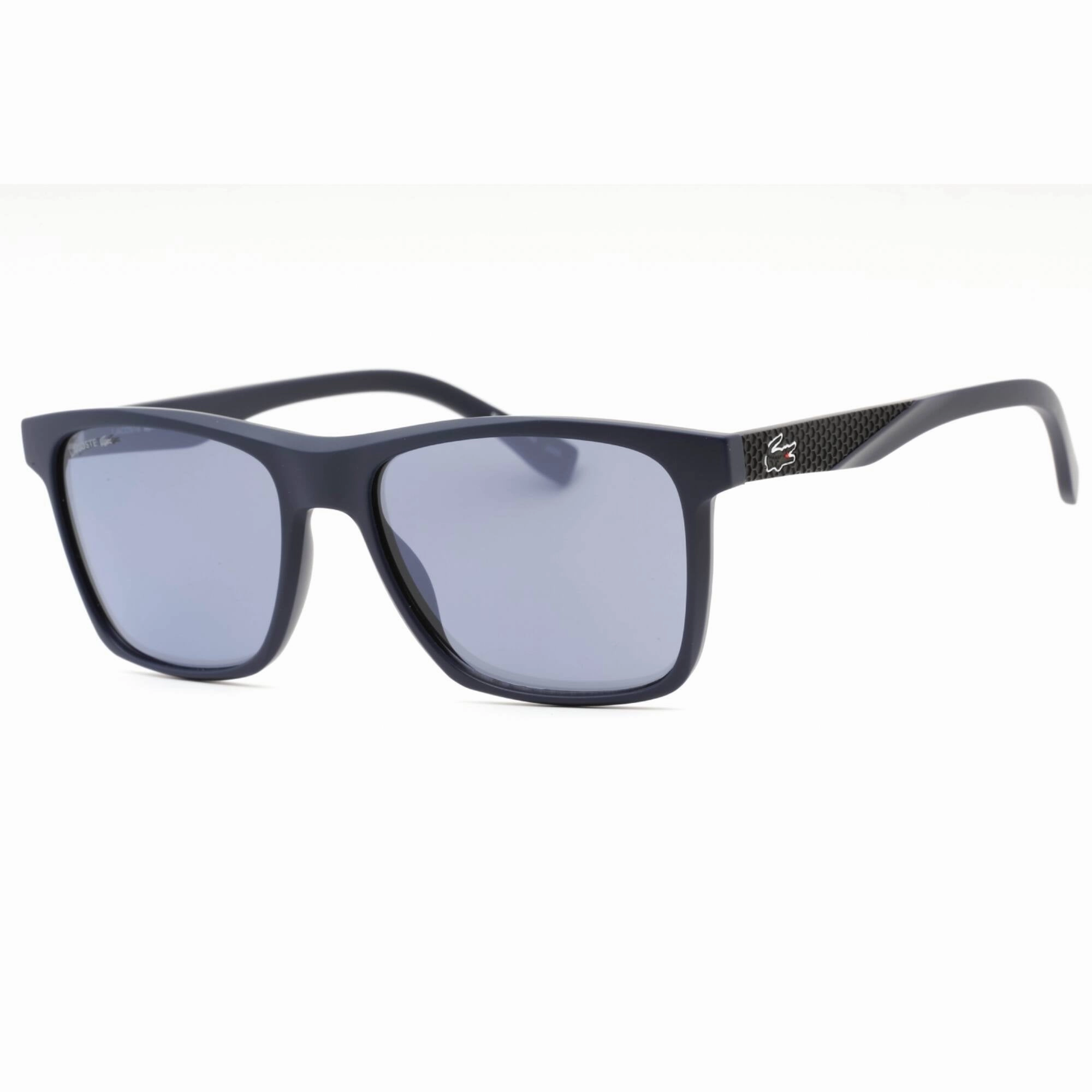 Lacoste Men's Sunglasses - Blue Matte Plastic Rectangular Full Rim Frame | L900S 424