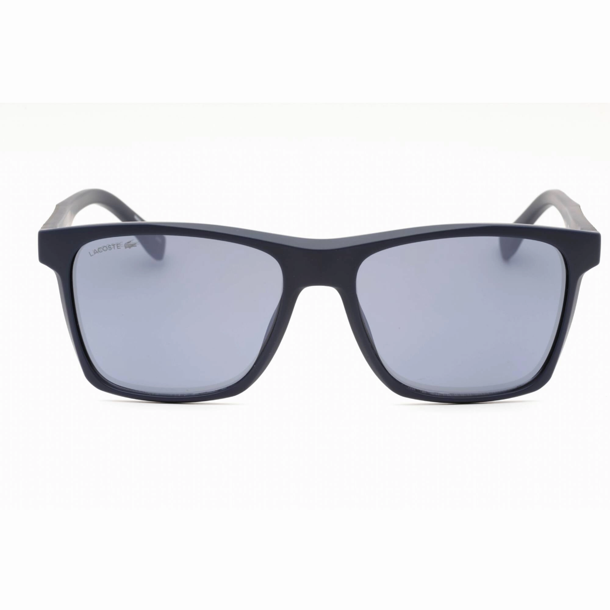 Lacoste Men's Sunglasses - Blue Matte Plastic Rectangular Full Rim Frame | L900S 424