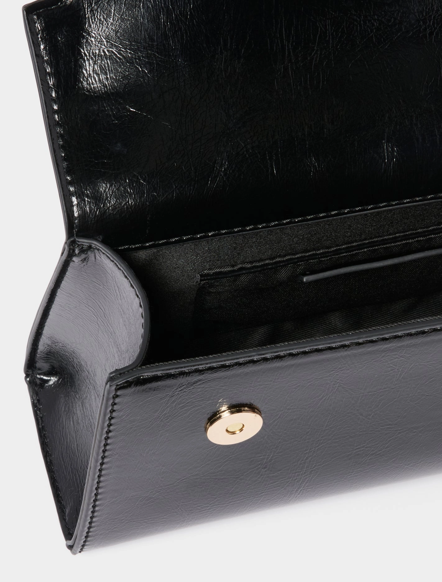 Liana Lock Detail Top Handle Bag