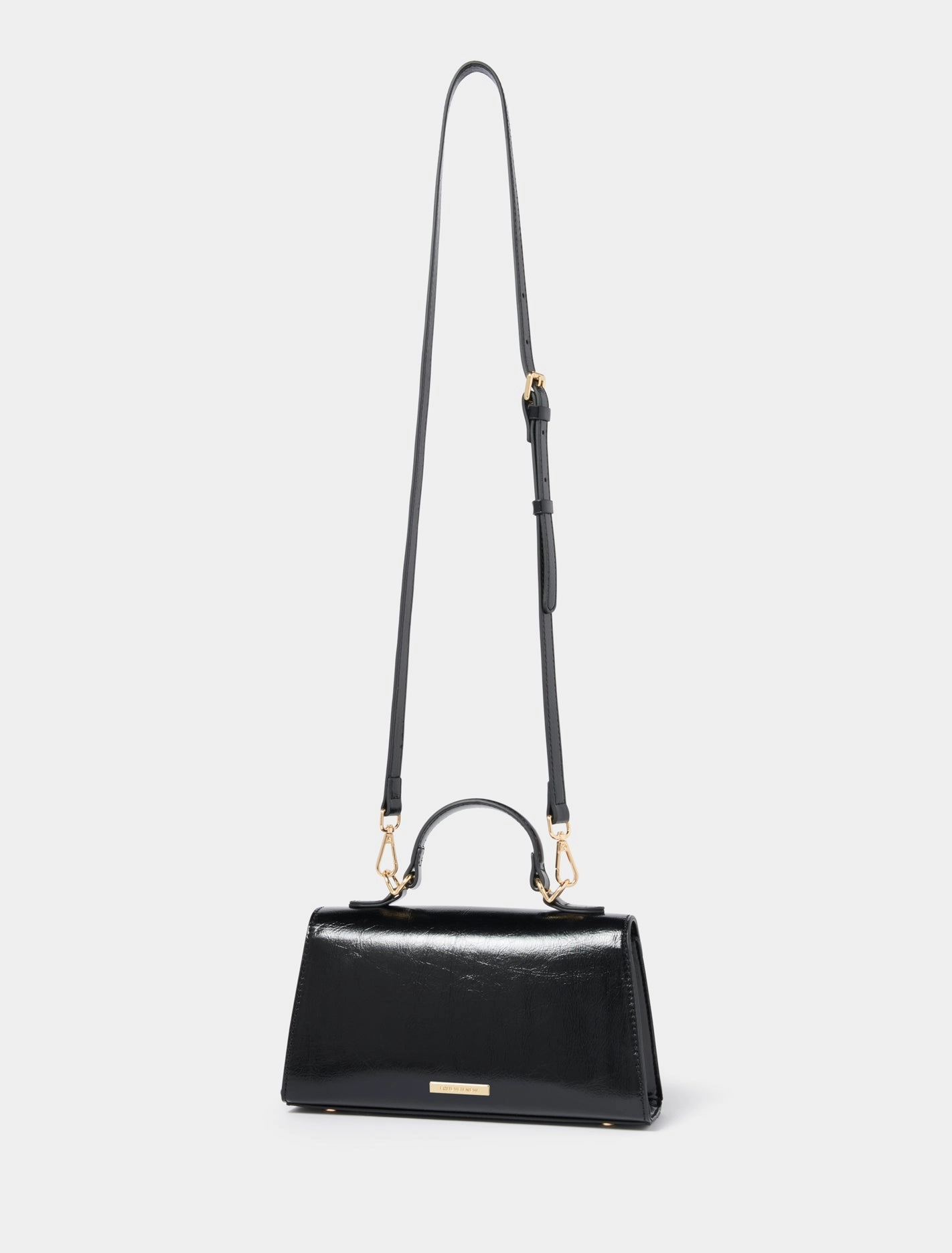 Liana Lock Detail Top Handle Bag