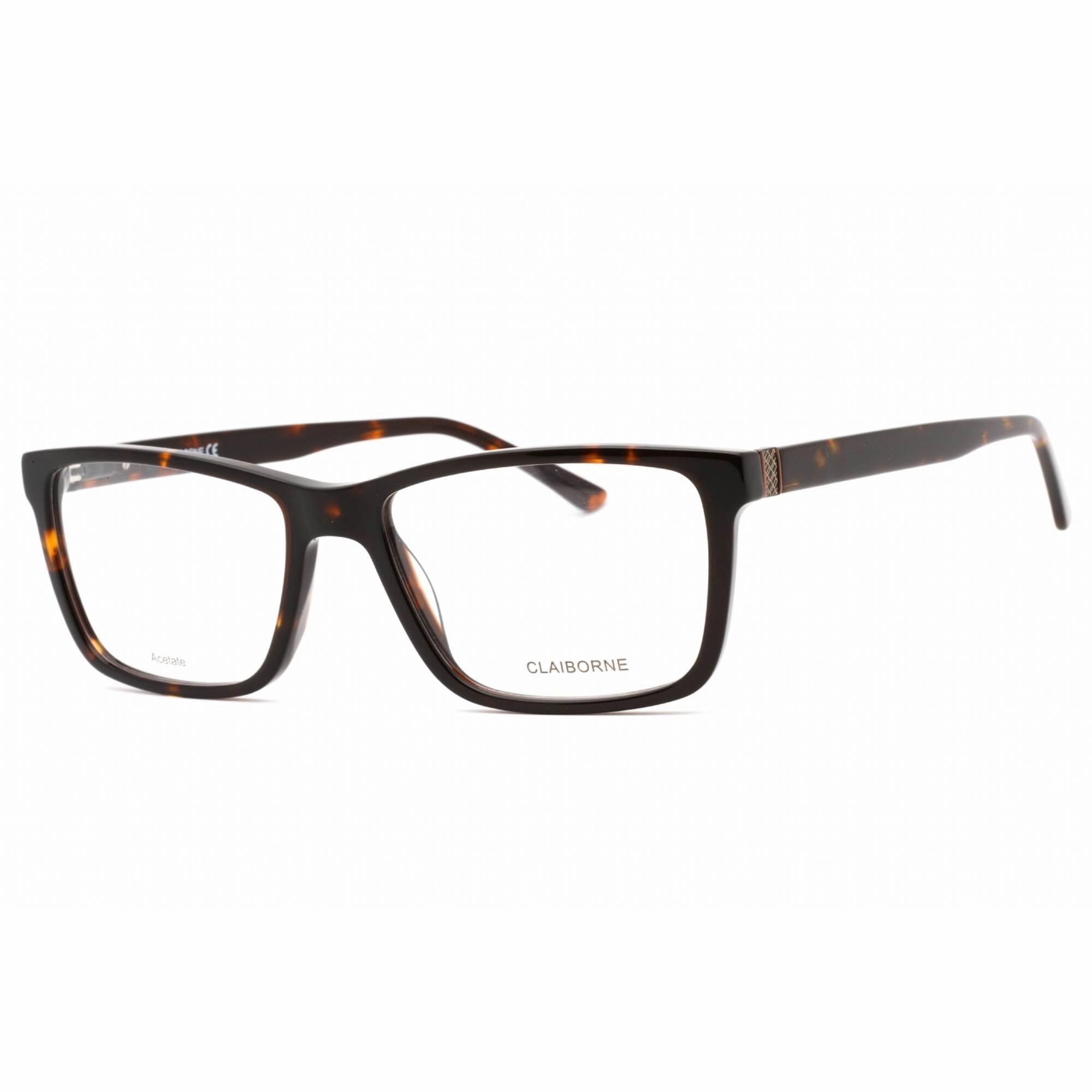 Liz Claiborne Men's Eyeglasses - Dark Havana Rectangular Frame | Cb 312XL 0086 00