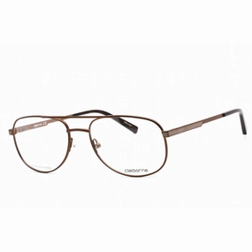 Liz Claiborne Men's Eyeglasses - Full Rim Matte Brown Metal Aviator | CB 250 04IN 00
