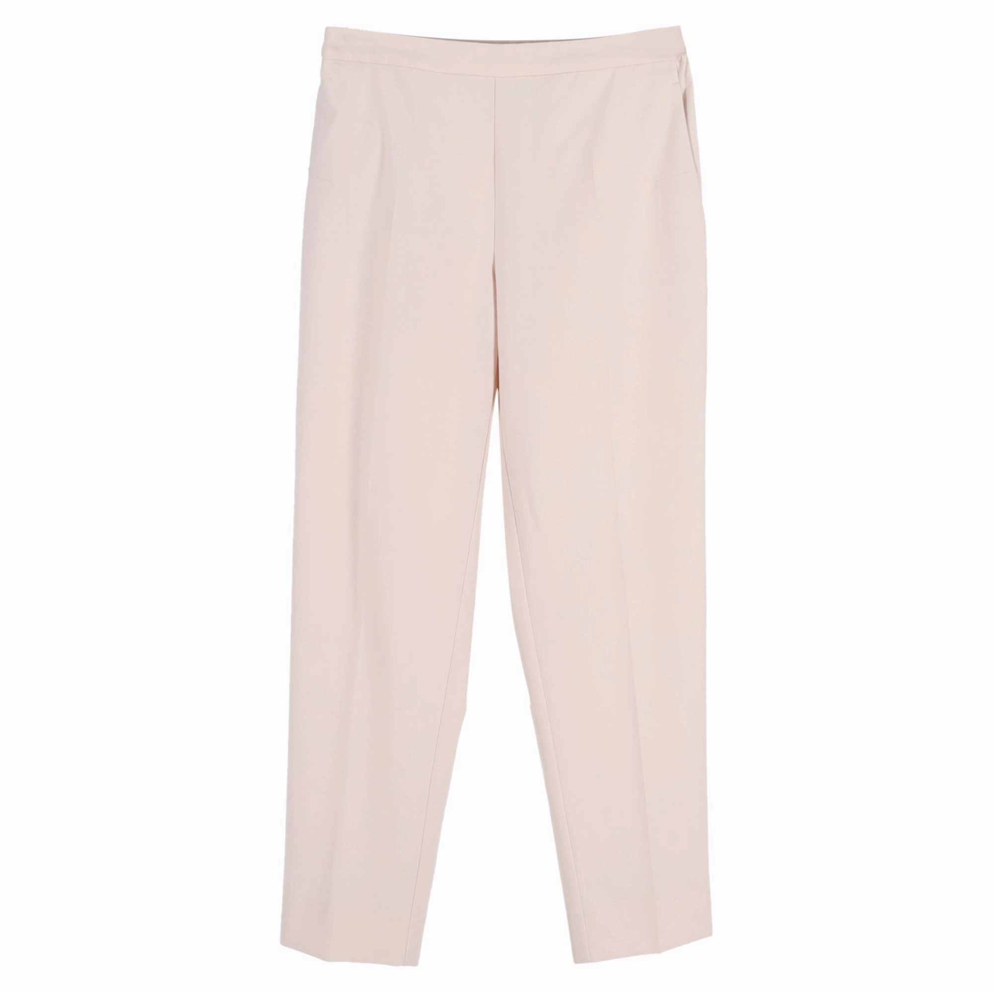 Maison Margiela Straight Leg Trousers in Pastel Pink Polyester