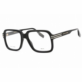 Marc Jacobs Men's Eyeglasses - Clear Demo Lens Black Square Frame | MARC 681 0807 00