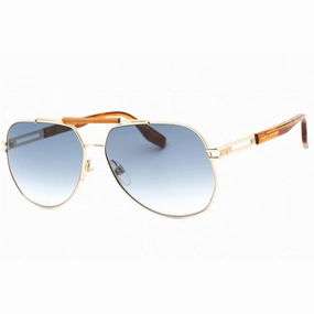 Marc Jacobs Men's Sunglasses Beige Horn Full Rim Aviator Frame | MARC 673/S 0HR3 08