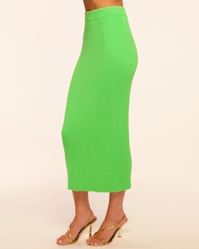 Marcella Ribbed Knit Midi Skirt