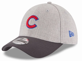 Men's Chicago Cubs New Era Heathered Gray/Graphite Change Up Classic 39THIRTY Flex Hat
