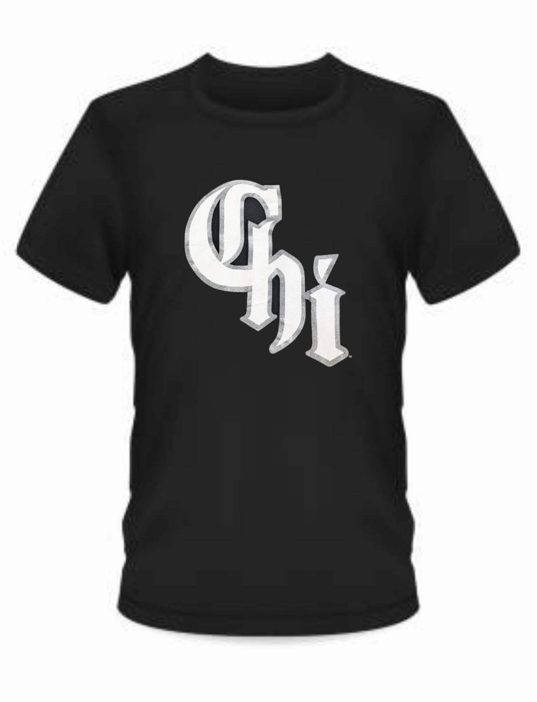 Men's Chicago White Sox City Connect CHI Black New Era Tee