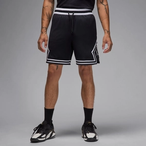 Men's Jordan Dri-FIT Mesh Diamond Shorts - BLACK/WHITE/WHITE