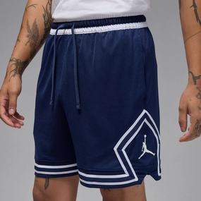 Men's Jordan Dri-FIT Mesh Diamond Shorts - MIDNIGHT NAVY/WHITE/WHITE