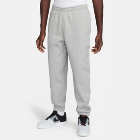 Men's Nike Solo SwooshPants - DK GREY HEATHER/WHITE