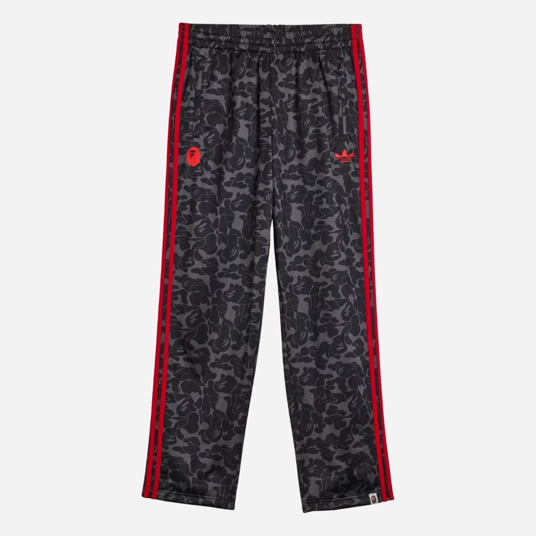 mens adidas x bape track pant (black)