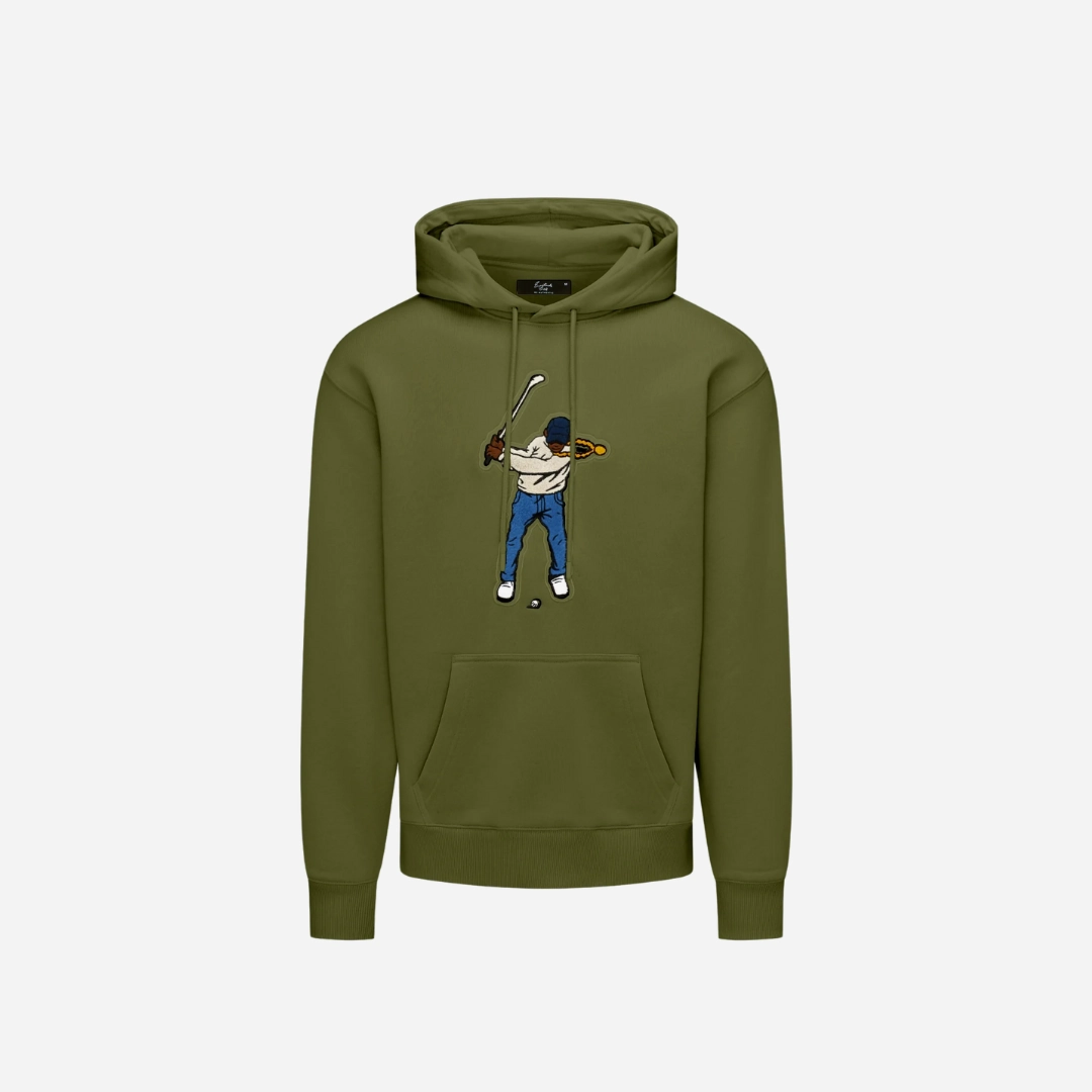 mens eastside golf swingman hoodie (olive)