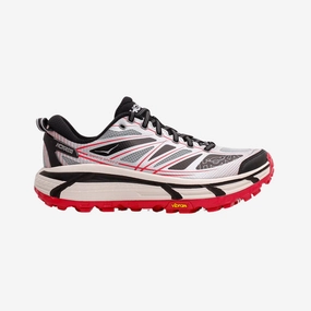 mens hoka mafate speed 2 (grey/red/black)