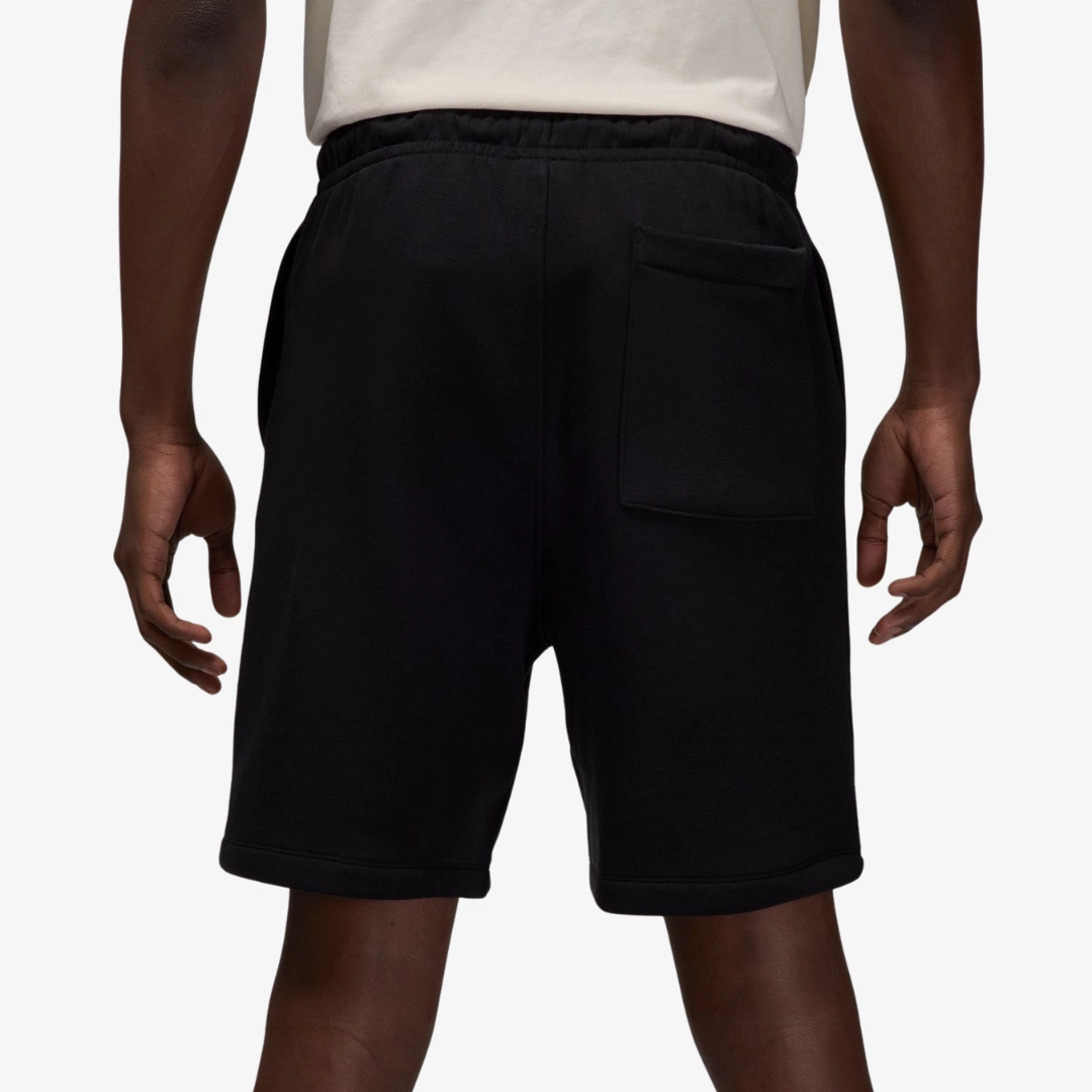 mens jordan brooklyn fleece shorts (black)