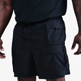 mens nike tech cargo short (black)