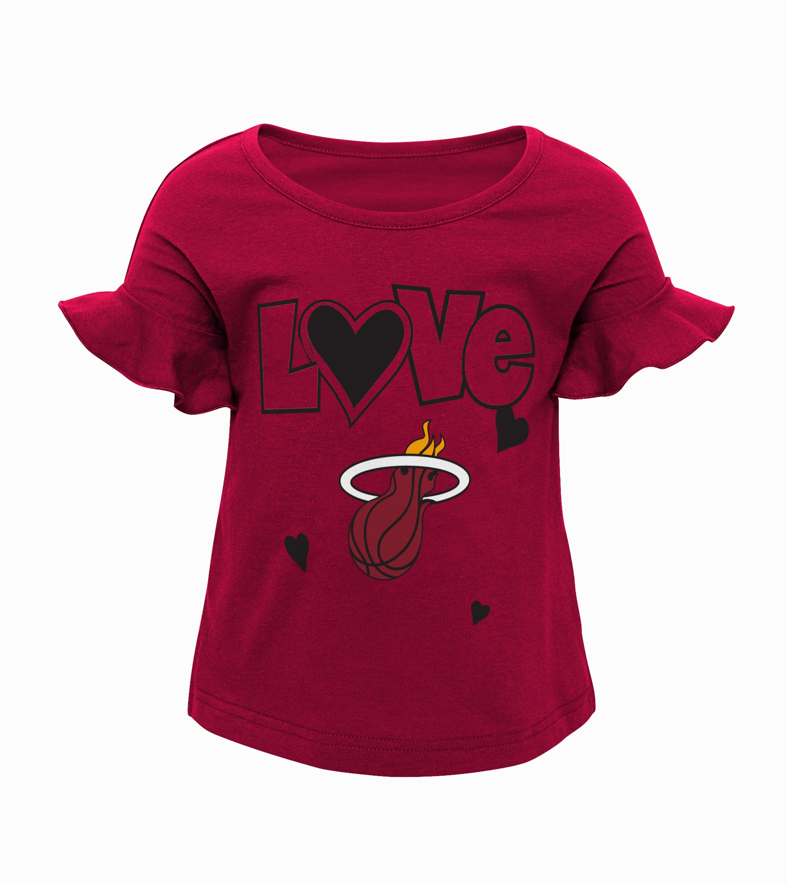 Miami HEAT Toddler Girls Sweet Heart Pant Set
