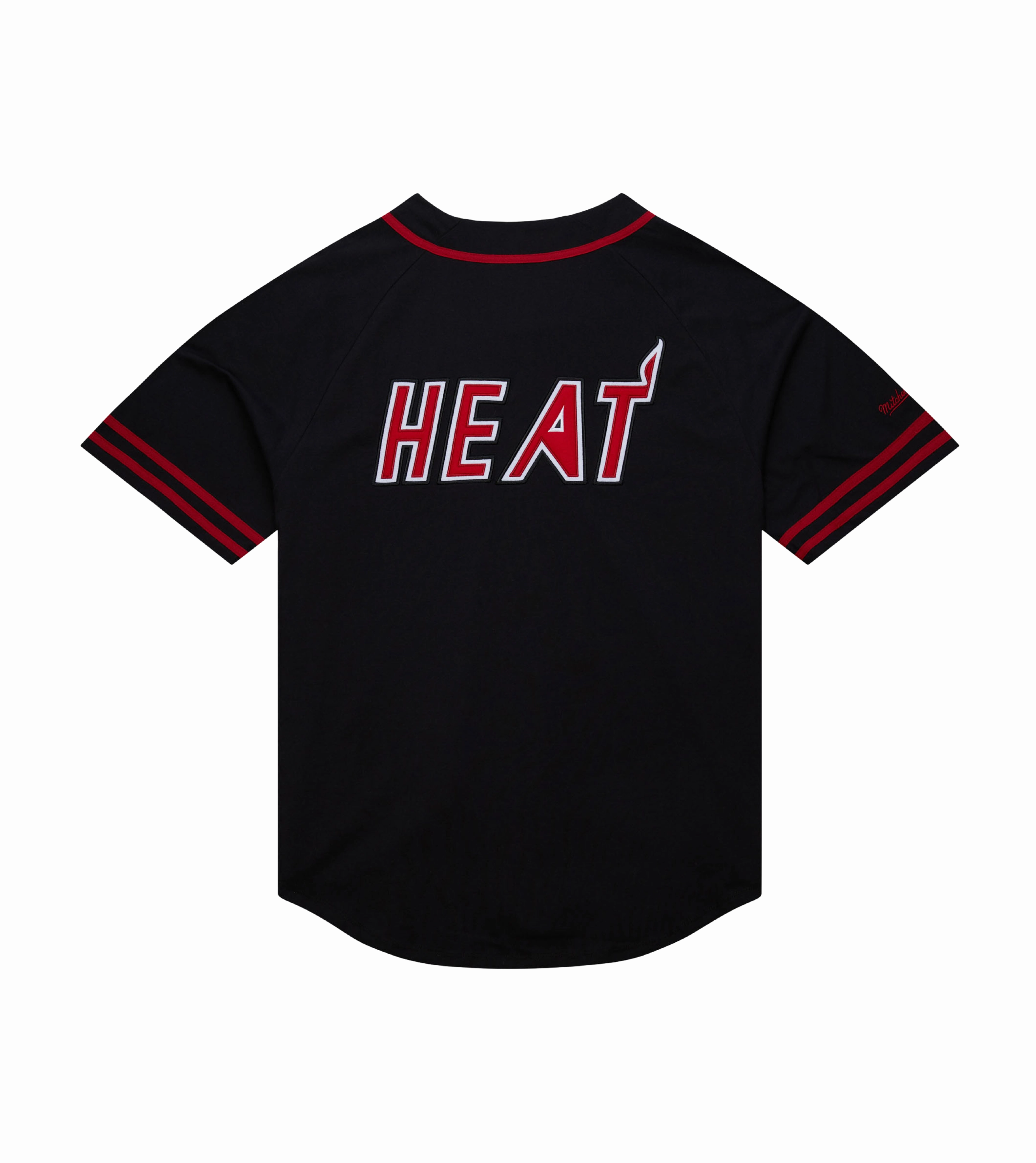 Mitchell & Ness Miami HEAT Button Down Tee