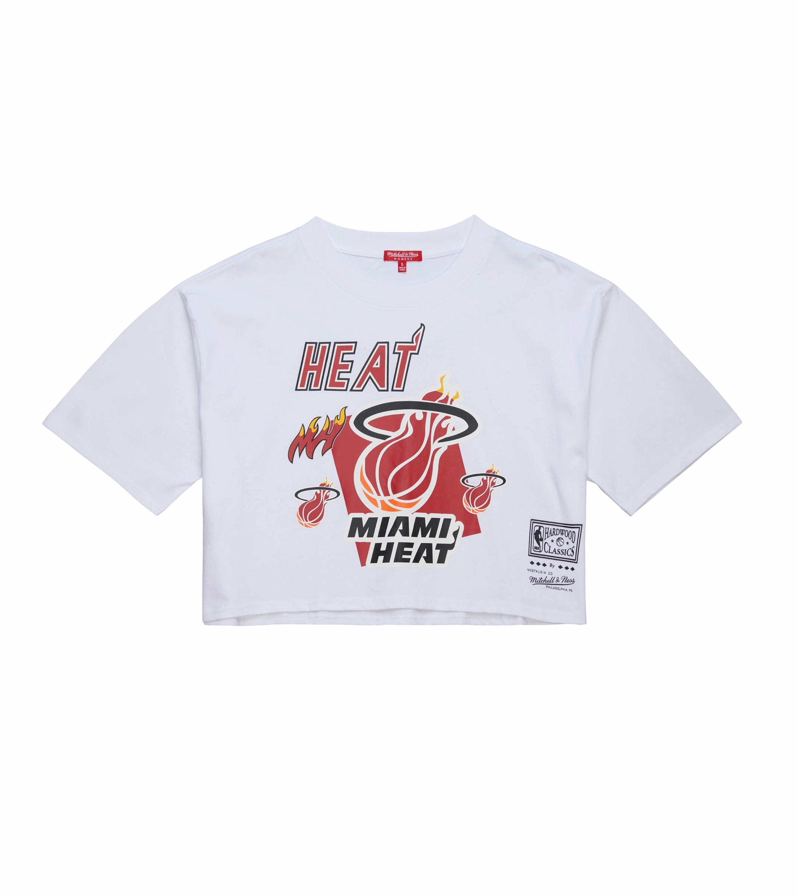 Mitchell & Ness Miami HEAT Graphic Women's Crop Tee