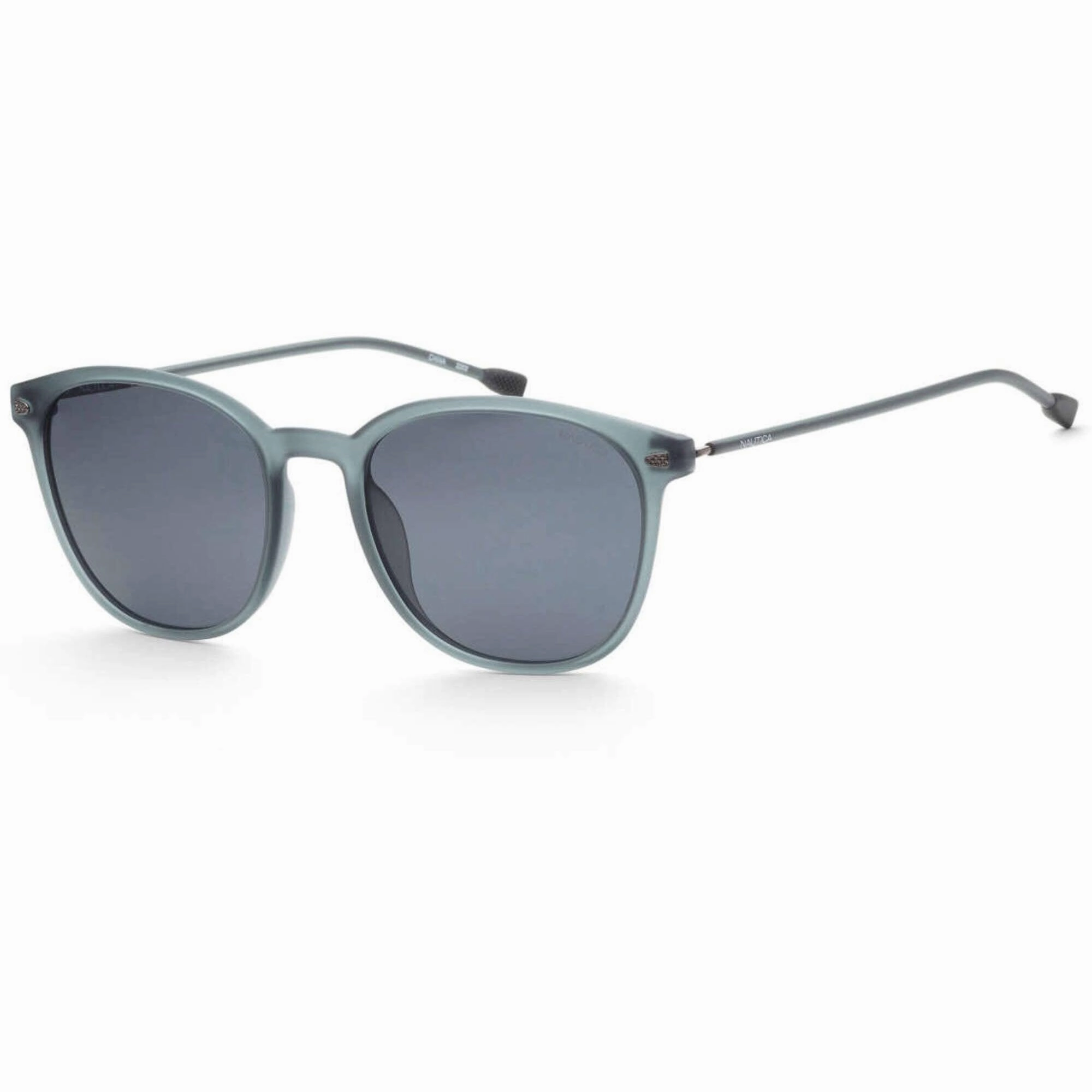 Nautica Men's Sunglasses - Matte Dark Tortoise Plastic Frame Blue Lens | N6247S 215