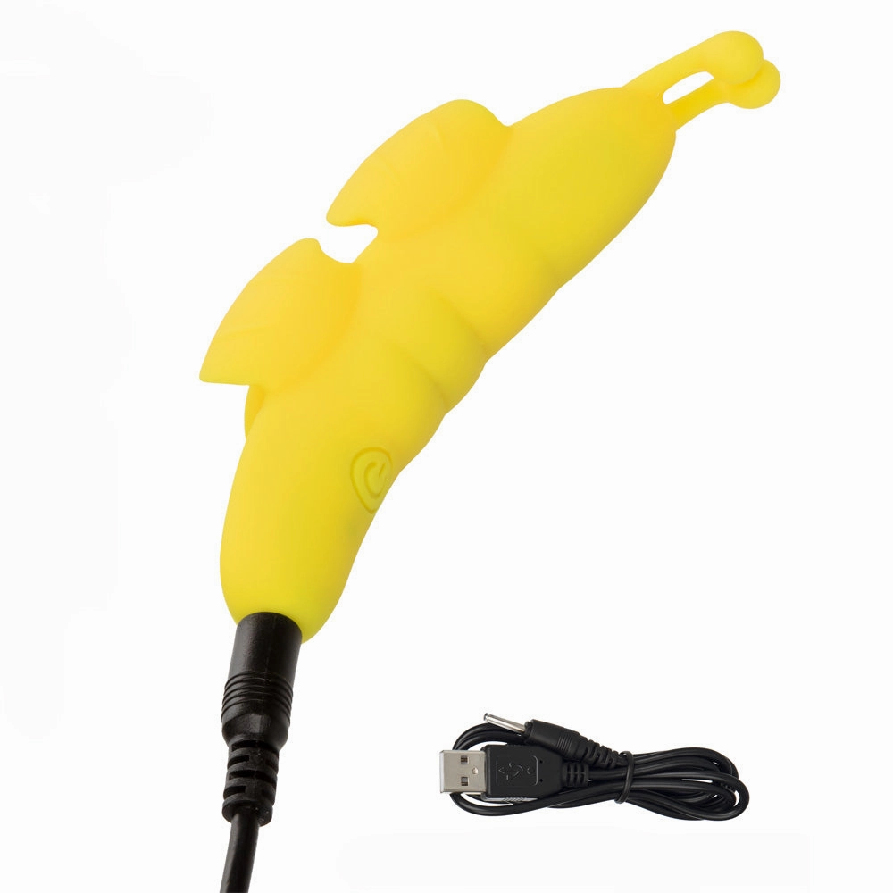 Neon Vibes The Butterfly Vibe Flickering Finger Vibrator