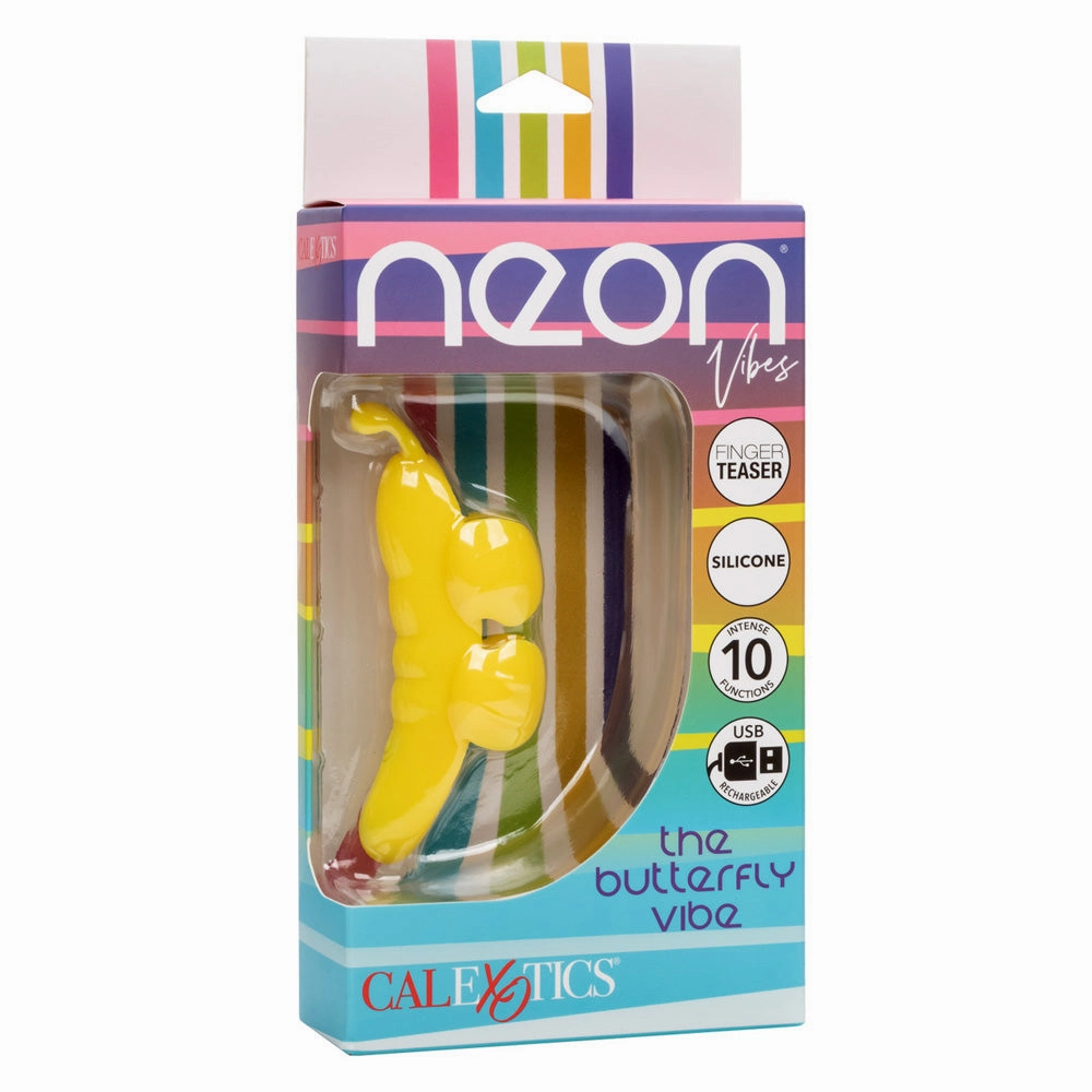 Neon Vibes The Butterfly Vibe Flickering Finger Vibrator