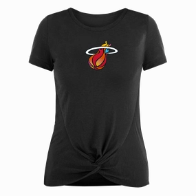 New Era Miami HEAT Mashup Logo Women's Black Tee